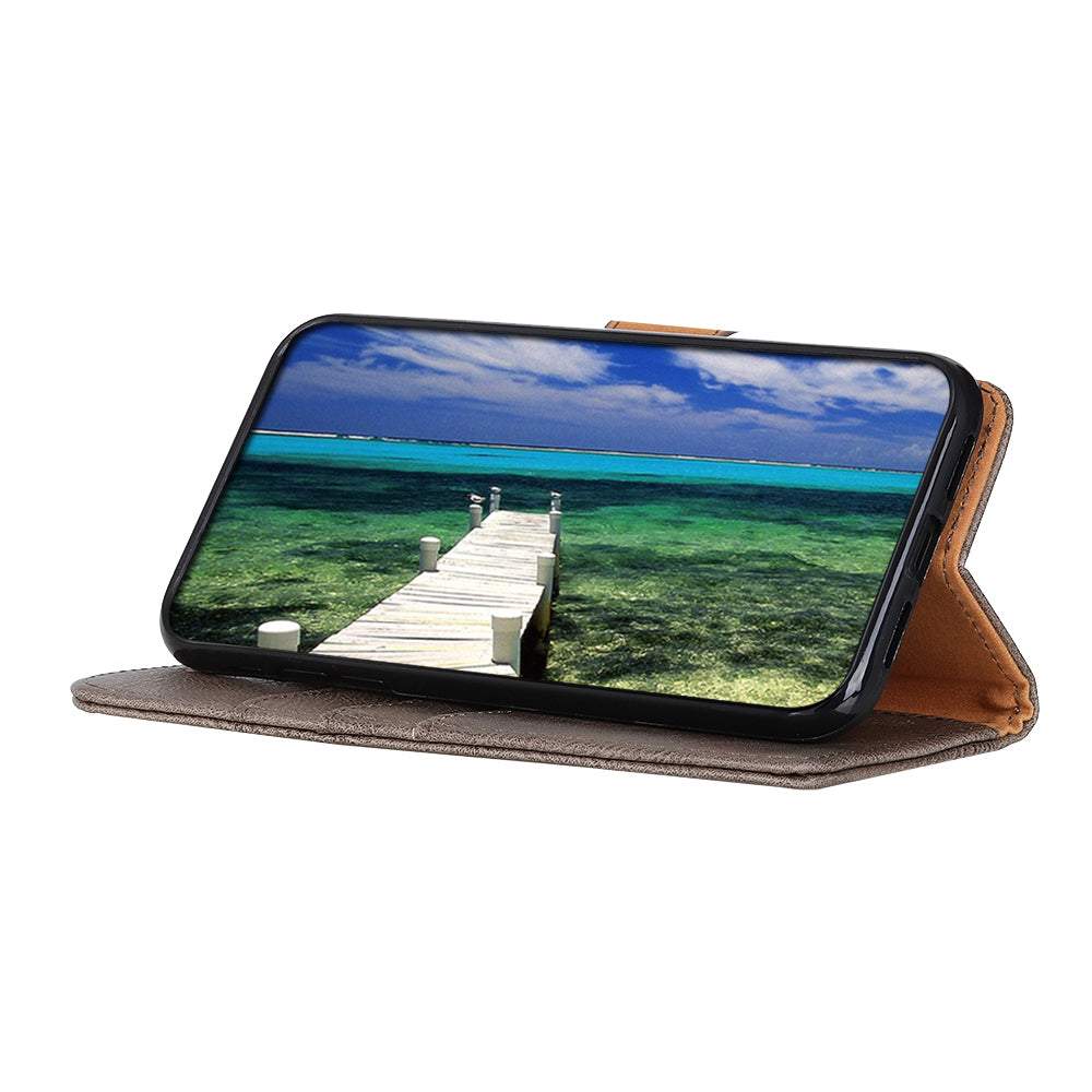 KHAZNEH til Samsung Galaxy M14 5G telefonpungcover Kohud Texture Stand Lædertaske KHAZNEH til Samsung Galaxy M14 5G telefonpungcover Kohud Texture Stand Lædertaske